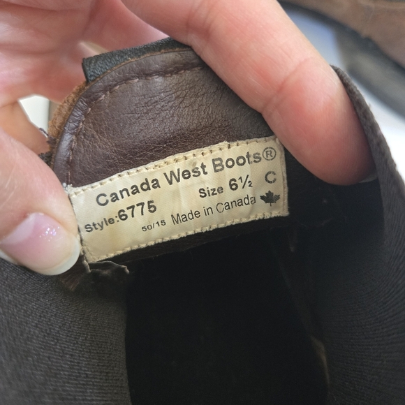 Canada West boots Romeos chelsea vibram sole biltrite heel womens sz 6.5 - Picture 6 of 9